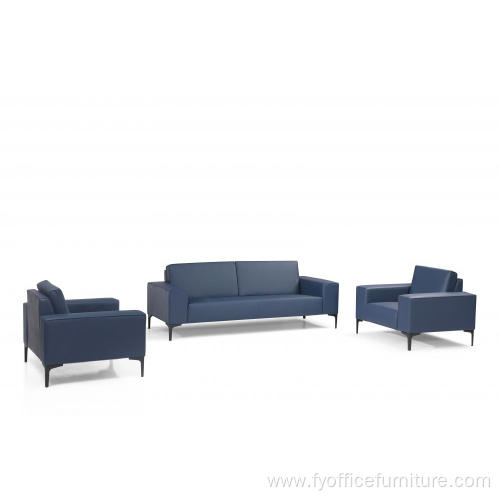 Whole-sale price Office lounge leather sofa office waiting room sofa